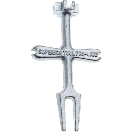 Superior Tool Pro-Line Plug Wrench, Silver 4003277